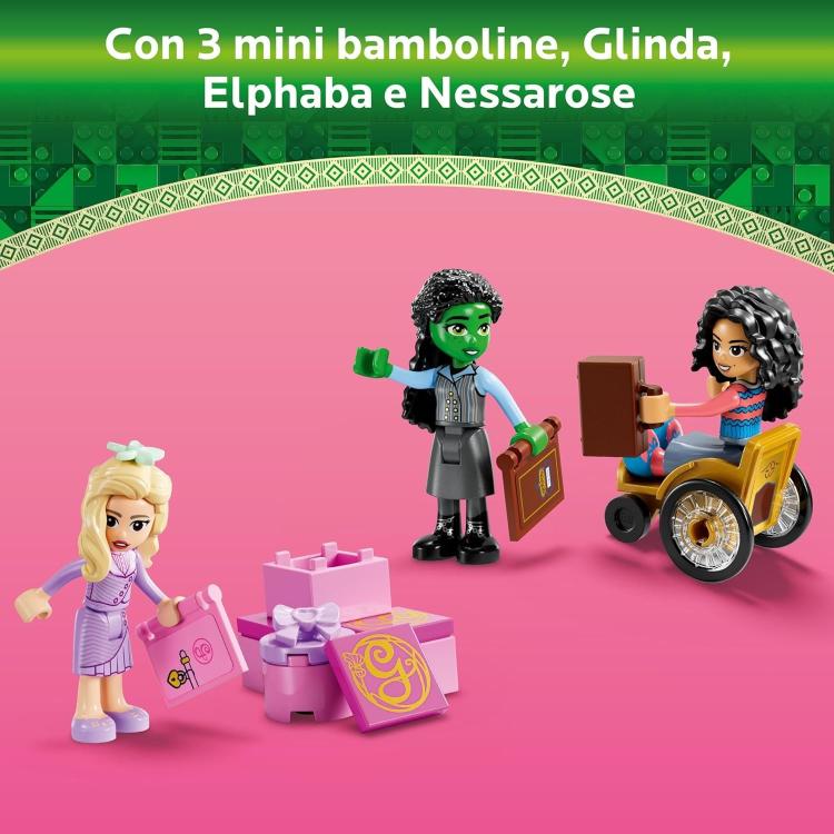 Lego - Wicked 75681 (Glinda Elphaba E Nessarose All’Università Di Shiz) 304Pz 7+