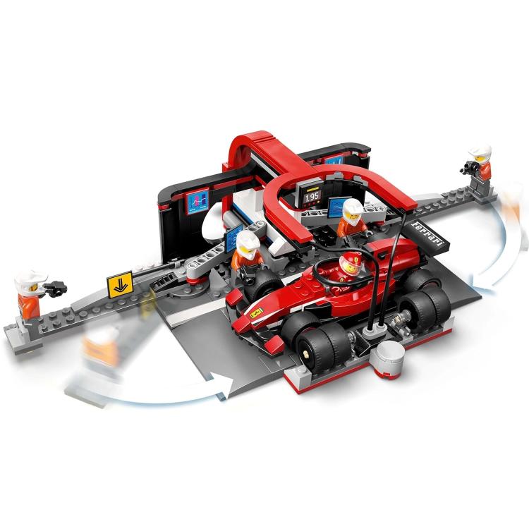 Lego - City 60443 (Pit Stop E Meccanici Con Monoposto Ferrari F1) Set 322Pz - 6+