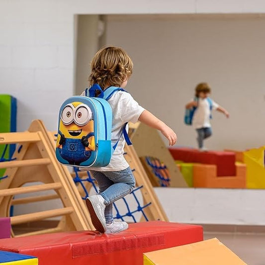 Zaino Minions - The Rise Of Gru 3D (Bob 2) Zainetto Scuola Asilo Bambino Bambina