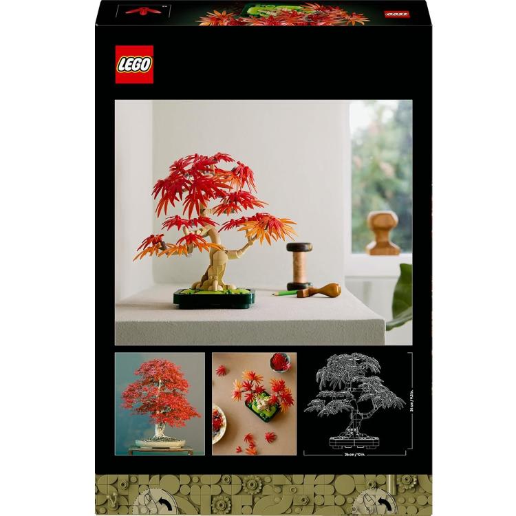 Lego - Flowers 10348 Botanicals Bonsai Di Acero Rosso Giapponese - Set 474Pz 18+