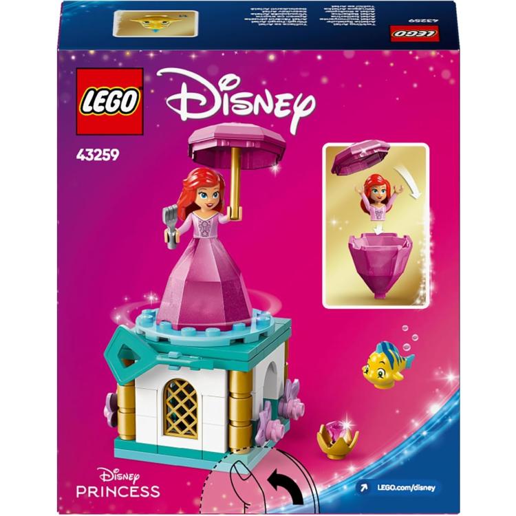 Lego - Disney Princess 43259 (Ariel Ballerina) La Sirenetta - Set Figure 93Pz 5+