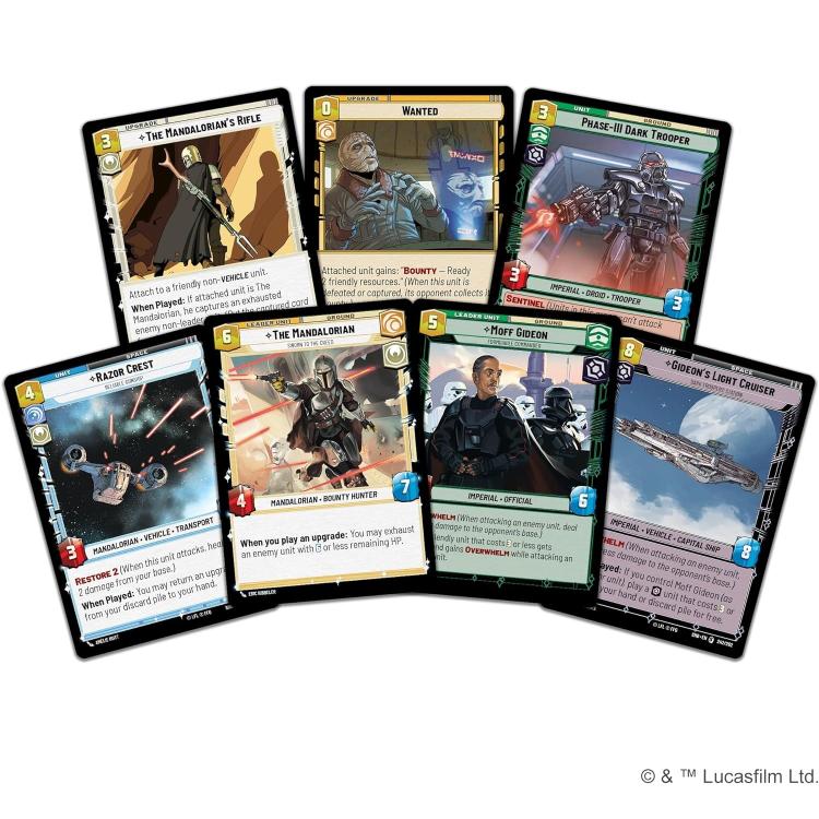 Star Wars Unlimited (Shadows Of The Galaxy) Starter Set 2 Giocatori Cioco Carte