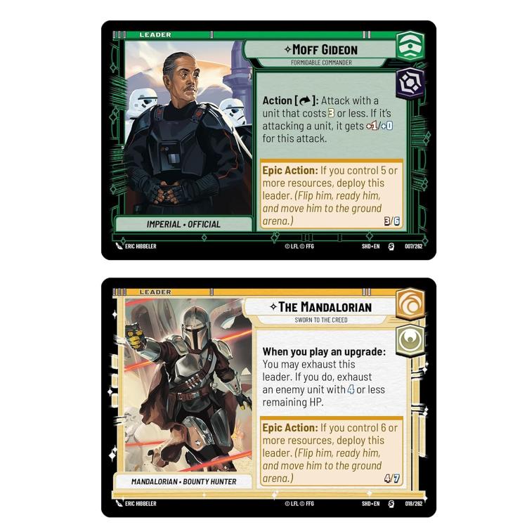 Star Wars Unlimited (Shadows Of The Galaxy) Starter Set 2 Giocatori Cioco Carte