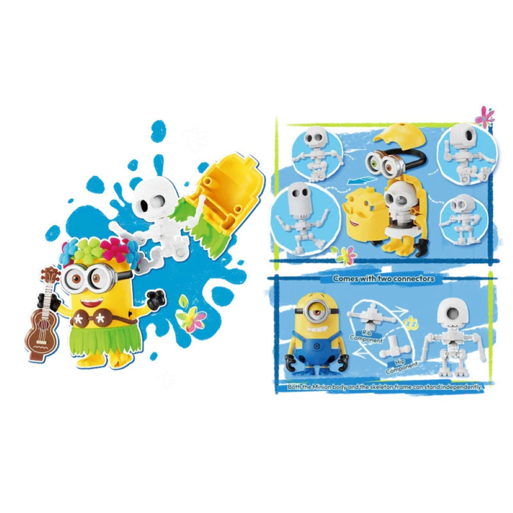 Blokees Minions - Mokoo Series 02 - Summer Bello (Blind Box) CASE OF 6 - Action Figure da Collezione 75662