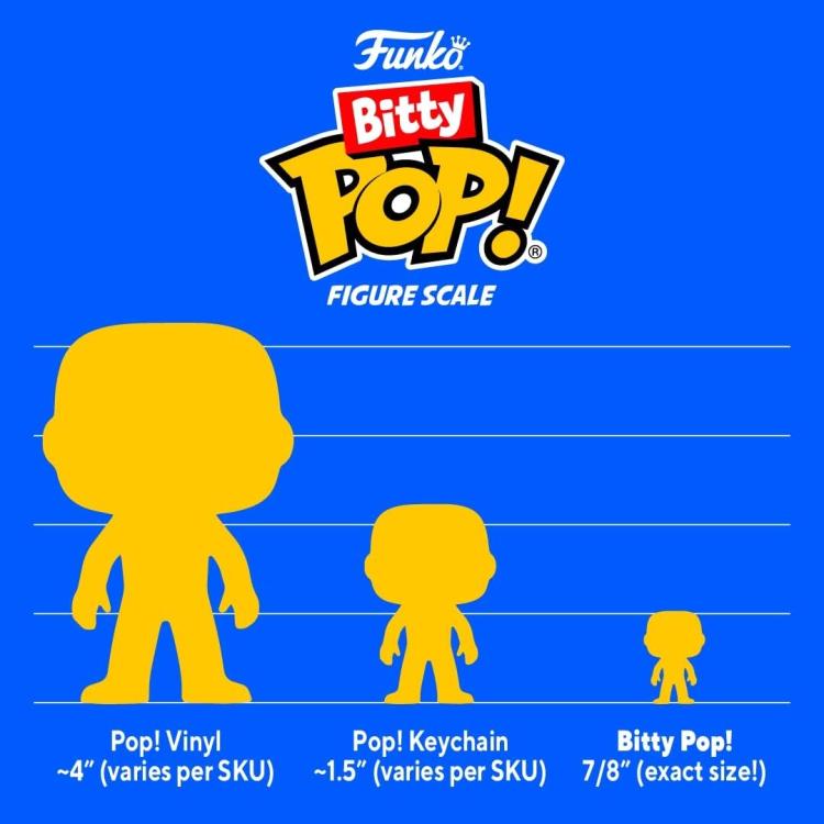Funko Bitty Pop! Tmnt Tartarughe Ninja Turtles 4 Pack Raphael/Donatello/Leonardo