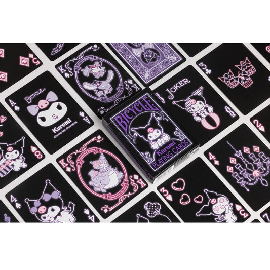 Bicycle - Hello Kitty (Kuromi) Sanrio - Playing Cards - Mazzo di Carte da Collezione, Poker, Magia e Cardistry basato sul famoso Anime Manga Giapponese