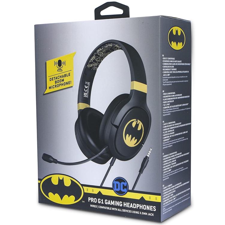 Otl Cuffie Batman Pro G1 Wired Per Nintendo Switch Smartphone Ps4 Ps5 Tablet Pc