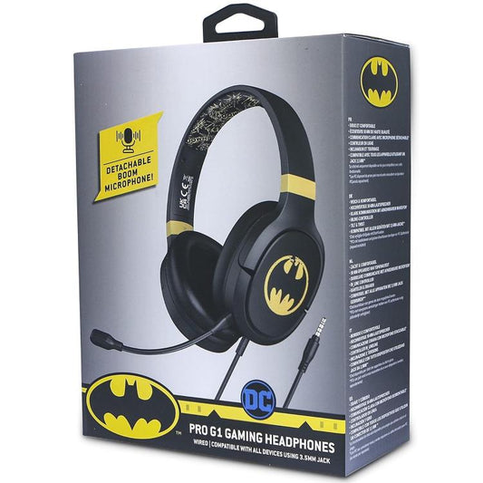 Otl Cuffie Batman Pro G1 Wired Per Nintendo Switch Smartphone Ps4 Ps5 Tablet Pc