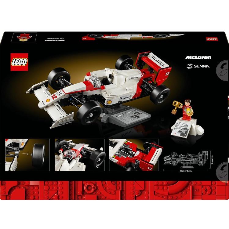 Lego Icons 10330 Mclaren Mp4/4 Ayrton Senna Costruzioni Auto Formula 1 693Pz 18+