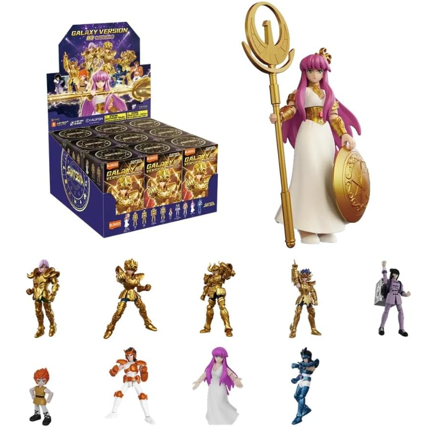 Blokees - Saint Seiya: Galaxy Version 03 - Gold Zodiac GV03 (Cavalieri dello Zodiaco) Hero 10 Action Figure (1 Random) 75033