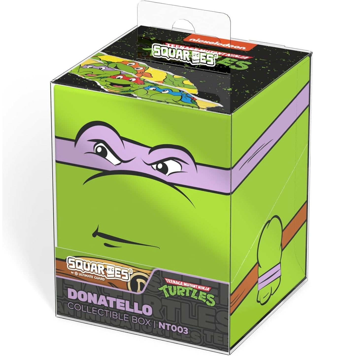 Squaroes Teenage Mutant Ninja Turtles NT003 (Donatello) Box Porta Mazzo Carte TCG