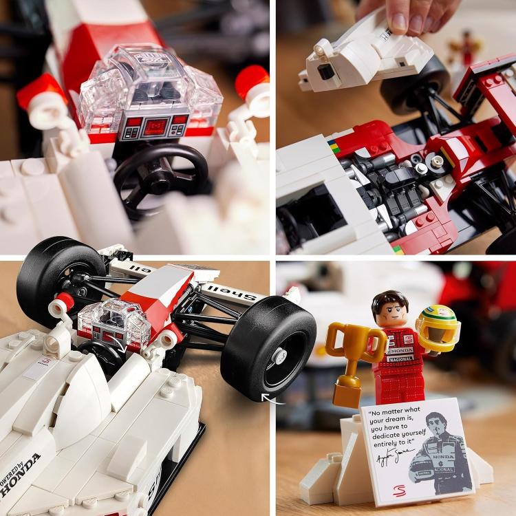Lego Icons 10330 Mclaren Mp4/4 Ayrton Senna Costruzioni Auto Formula 1 693Pz 18+