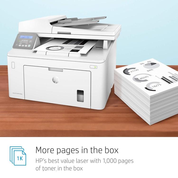 Hp Stampante Multifunzione Laser M148Fdw B/N Fax Wifi Lan Usb 28Ppm Scanner A4