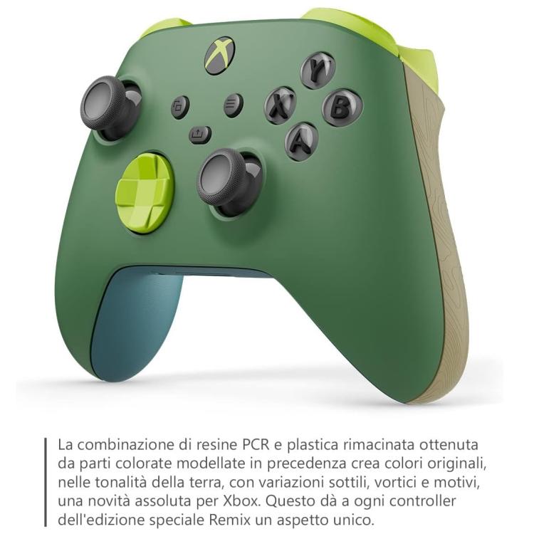 CONTROLLER MICROSOFT XBOX ONE SERIE X|S WIRELESS BATTERIA INCLUSA SPECIAL REMIX
