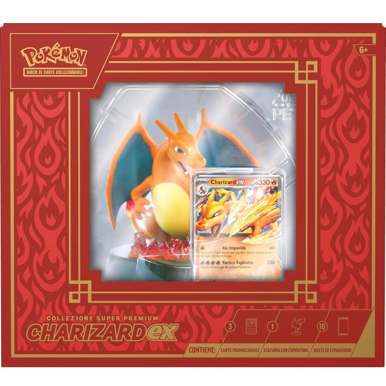 Pokemon - Collezione Super Premium (Charizard-Ex) Gcc Gioco Carte Espansione Ita