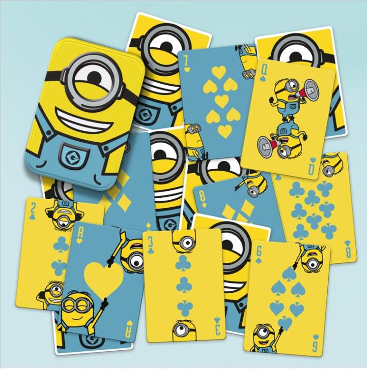 Paladone Playing Cards: Minions Mazzo Carte Da Gioco Francesi Poker Box Di Latta