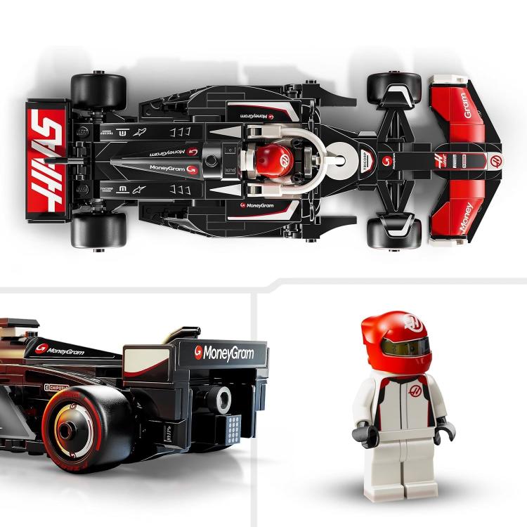Lego Speed Champions Moneygram Haas F1 Team Fw46 77250 Modellino Auto Formula 1