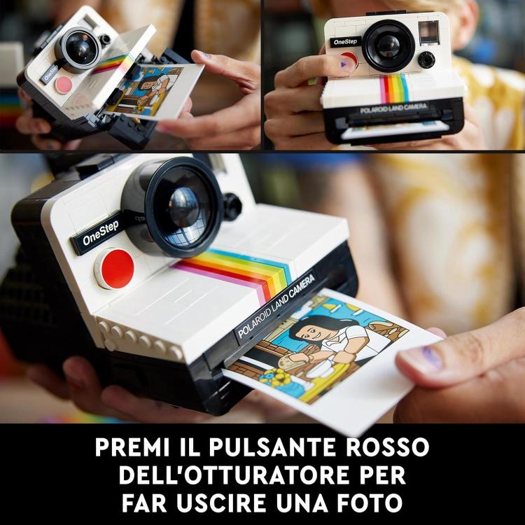 Lego - Ideas 21345 Fotocamera Polaroid Onestep Sx-70 Costruzioni Vintage 516Pz