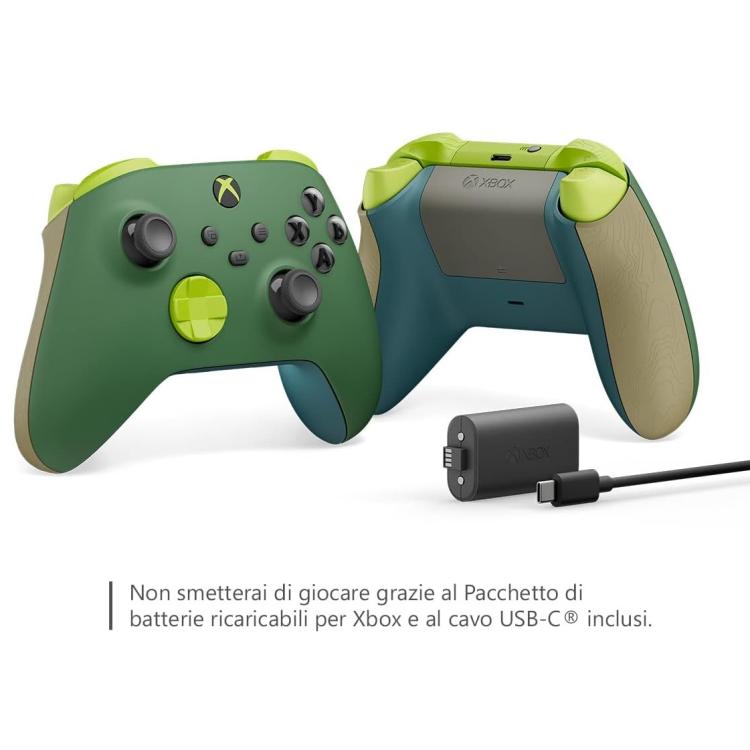 CONTROLLER MICROSOFT XBOX ONE SERIE X|S WIRELESS BATTERIA INCLUSA SPECIAL REMIX