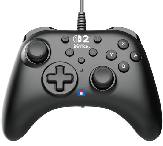 Hori Horipad (Black) Controller Wired Cablato Nintendo Switch - Switch 2 - PC