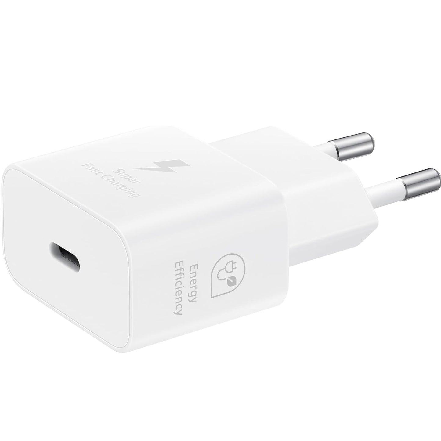 Samsung EP-T2510X Caricatore Originale da 25W, Porta USB-C (con Cavo), Bianco