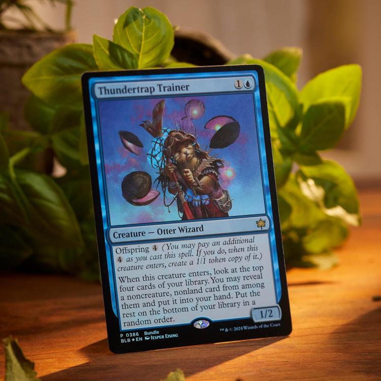 Magic The Gathering (Bloomburrow) Bundle Beyond Booster 9 Buste + Accessori Eng