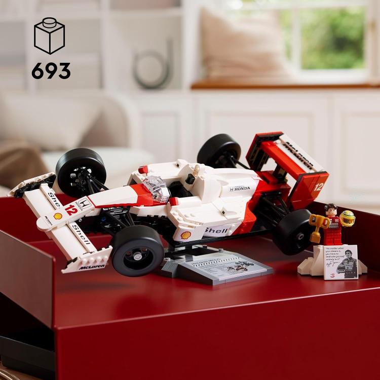 Lego Icons 10330 Mclaren Mp4/4 Ayrton Senna Costruzioni Auto Formula 1 693Pz 18+