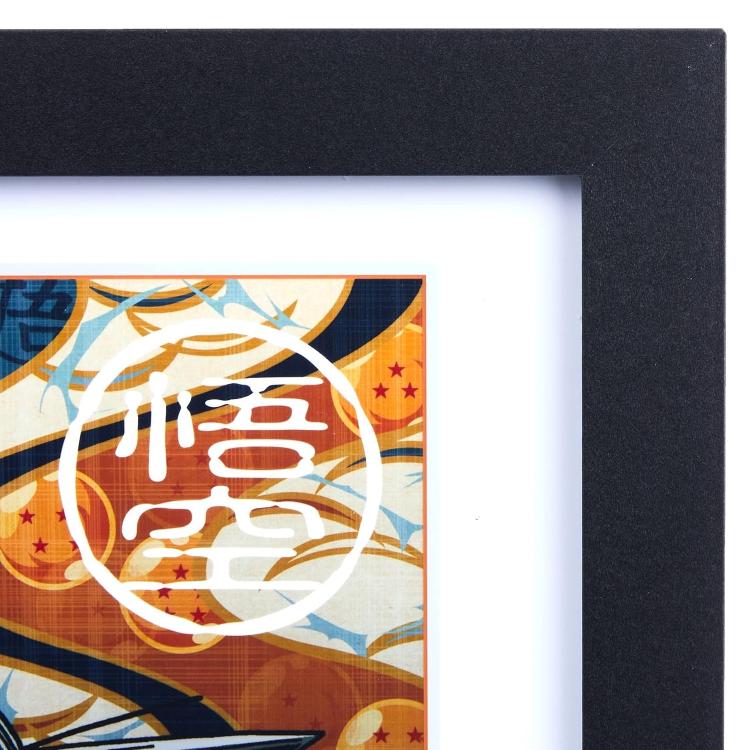 ABYSTYLE: DRAGON BALL Z (GOKU) POSTER INCORNICIATO QUADRO STAMPA CORNICE 30x40cm