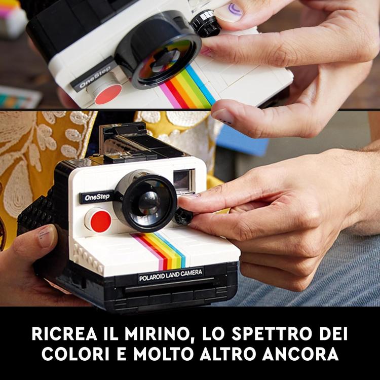 Lego - Ideas 21345 Fotocamera Polaroid Onestep Sx-70 Costruzioni Vintage 516Pz