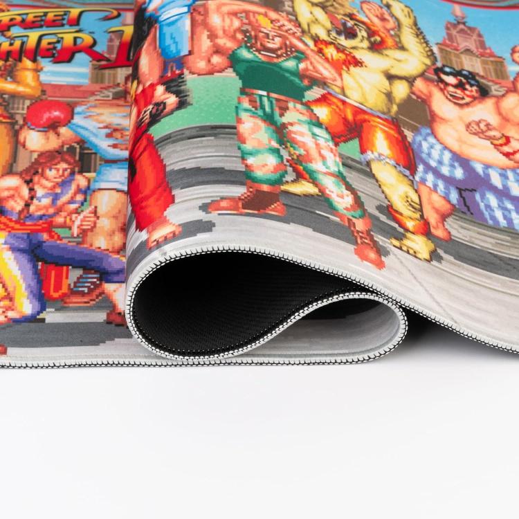 Street Fighter: Tappetino Tastiera Mouse Pad Pc Gaming Deskmat Grande Xxl 80X35