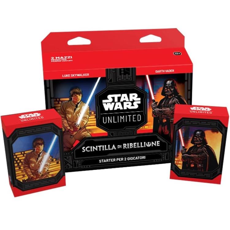Star Wars Unlimited Starter Set 2 Giocatori Scintilla Di Ribellione Cioco Carte