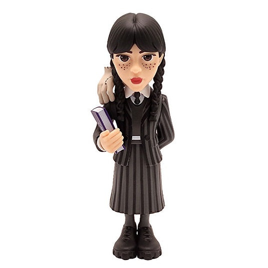 Minix: Wednesday Addams W/Thing (Tv Series 123) Figure 12Cm Statua Mercoledi