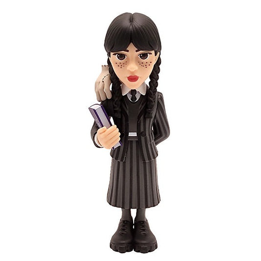 Minix: Wednesday Addams W/ Thing (Tv Series 123) Figure Mercoledi E Mano 12cm
