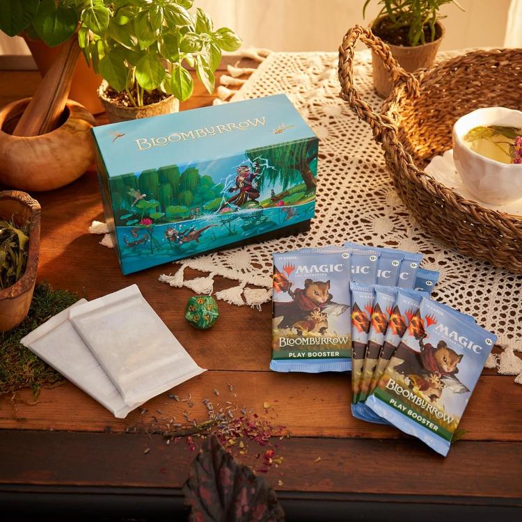 Magic The Gathering (Bloomburrow) Bundle Beyond Booster 9 Buste + Accessori Eng