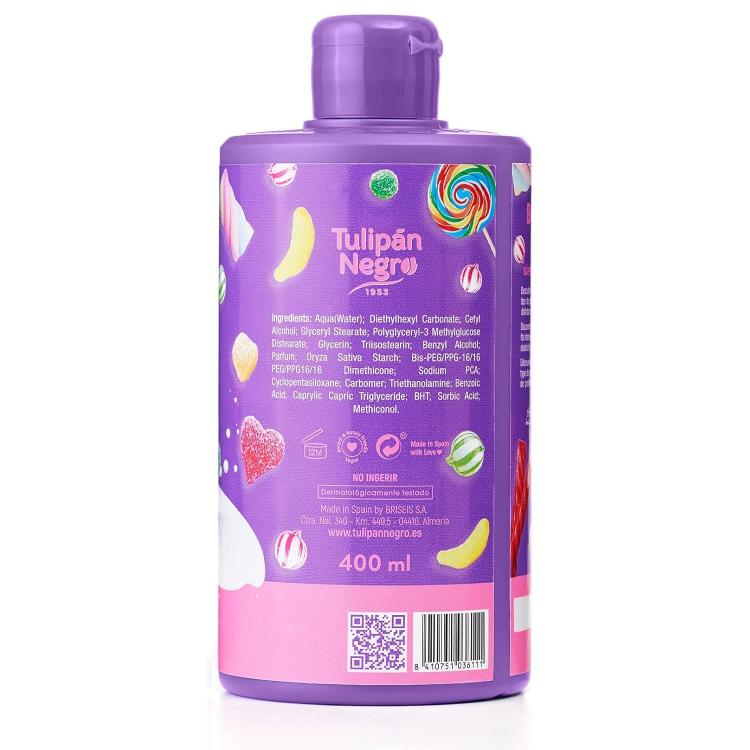 Tulipan Negro Lozione Corpo Body Crema Idratante (Candy Fantasy) Caramelle 400Ml
