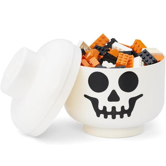 Lego 4031 Storage Head Small Skeleton Testa Portaoggetti Contenitore Costruzioni