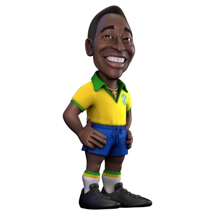 Minix - Pele' (Brasile) Football Legends (110A) Figure Statuetta Statua Pvc 12Cm