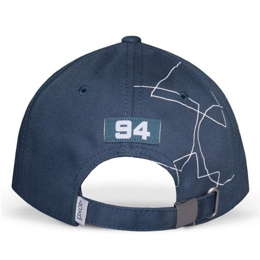 Difuzed - PlayStation Blu Navy 94 Logo Ufficiale Strapback - Berretto Cappello con Visiera Curva Stile Baseball Cap