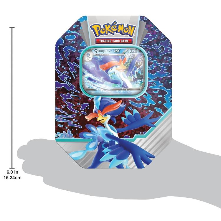 Pokemon Tin: Compagni D'Avventura Di Paldea Espansione Partner (Quaquaval-Ex)