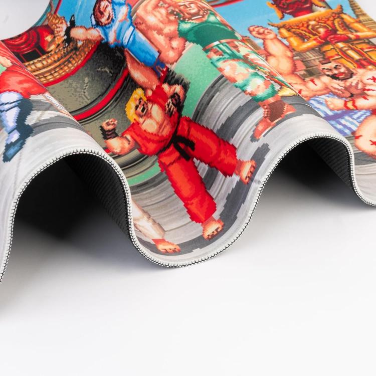 Street Fighter: Tappetino Tastiera Mouse Pad Pc Gaming Deskmat Grande Xxl 80X35