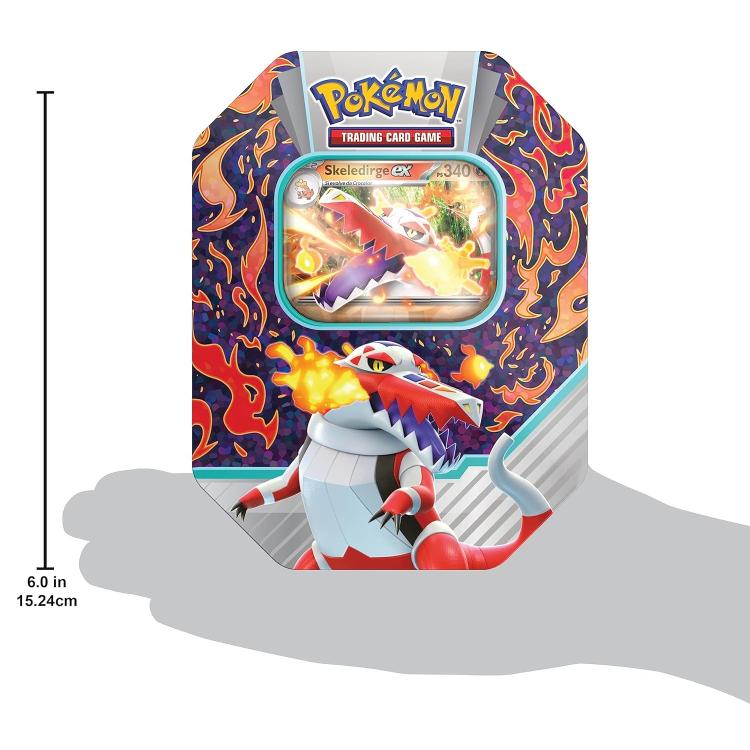 Pokemon Tin: Compagni D'Avventura Di Paldea Espansione Partner (Skeledirge-Ex)