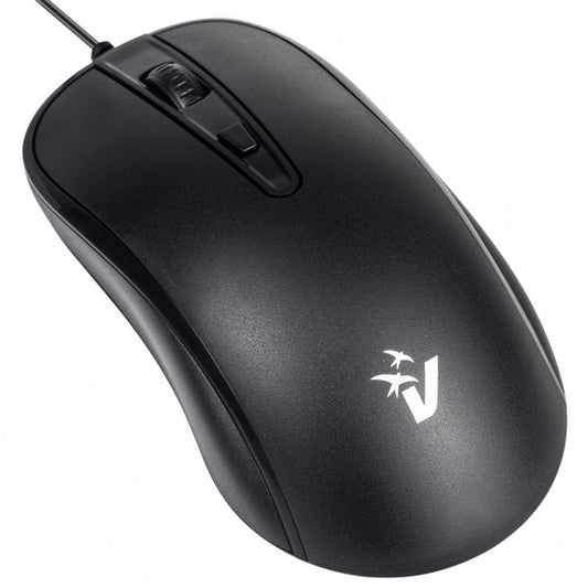 Vultech Essence Mouse Usb Con Filo Wired 4 Pulsanti Ottico 1200 Dpi Pc Laptop