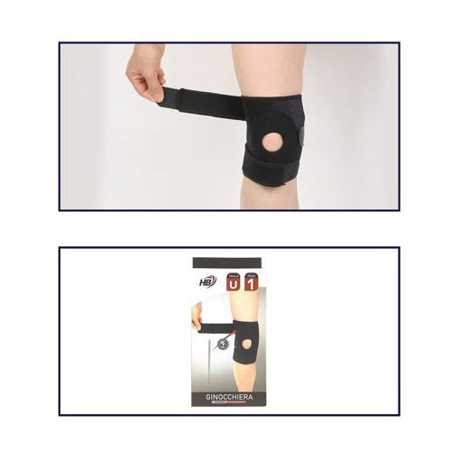 2pz TUTORE GINOCCHIO GINOCCHIERA ORTOPEDICA REGOLABILE STABILIZZATORI LATERALI