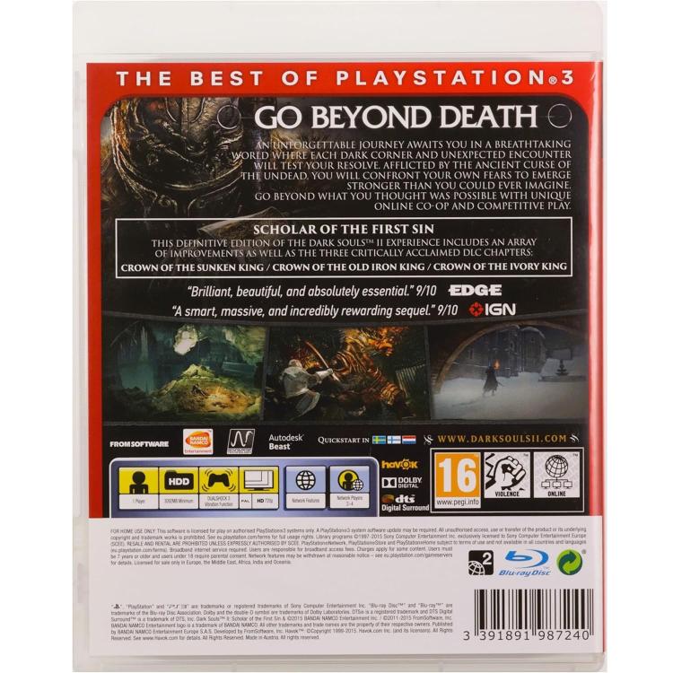 Dark Souls II Scholar of the First Sin (Essentials) PS3 Videogioco Playstation 3