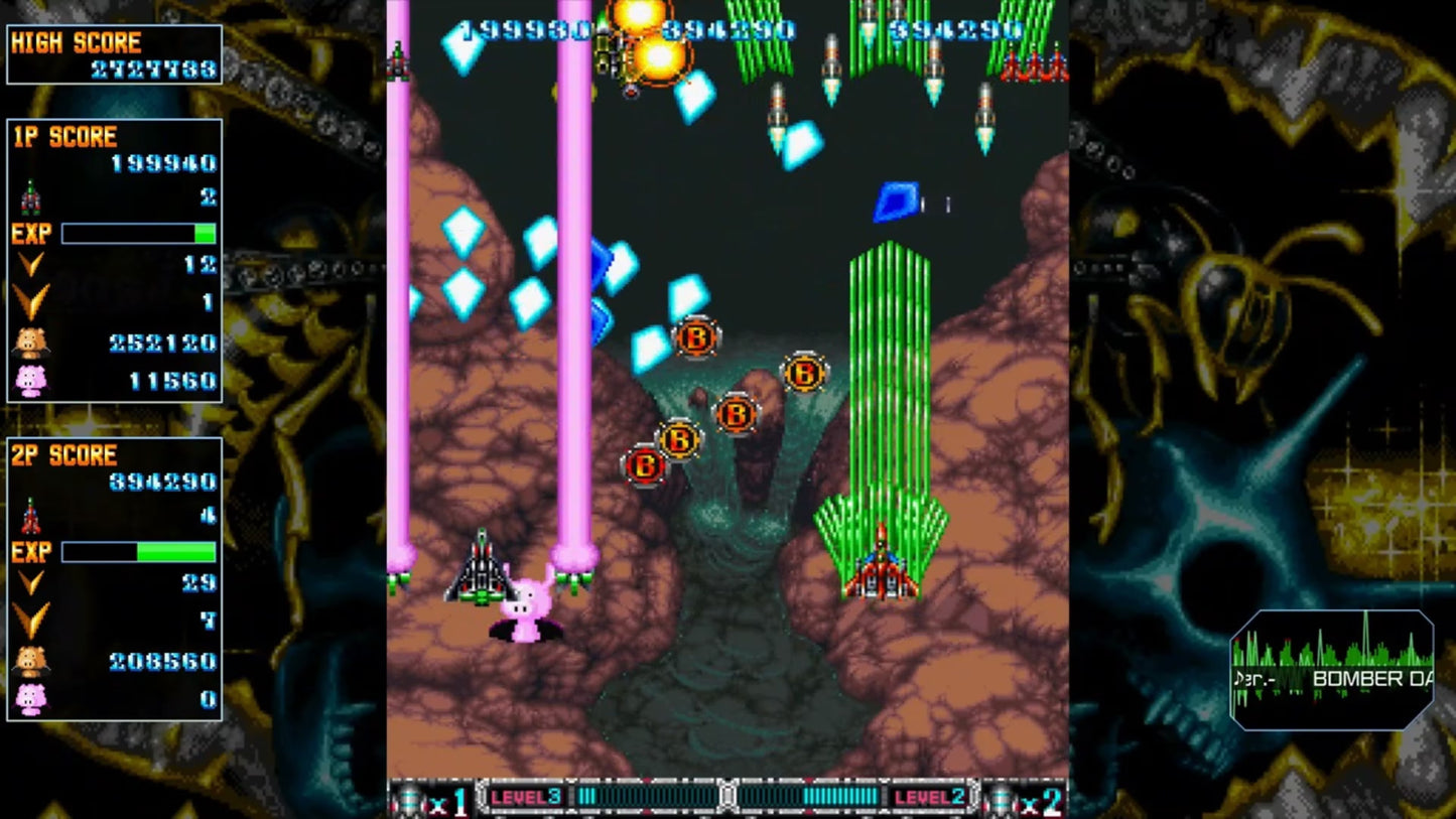 Batsugun Saturn Tribute Boosted Ps4 Asian English Import Playstation 4 Nuovo Sigillato