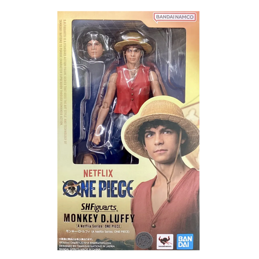 BANDAI SH FIGUARTS ONE PIECE: MONKEY D.LUFFY TAMASHI FIGURE SERIE NETFLIX 15CM