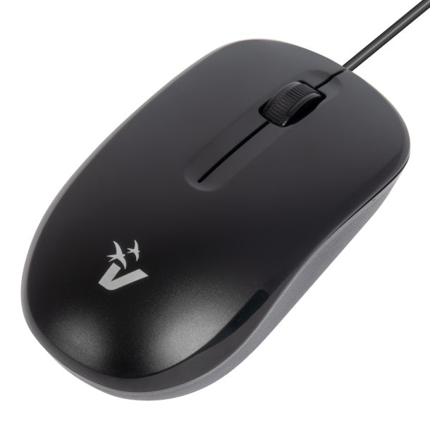 Vultech Essence Mouse Usb Con Filo 3 Pulsanti Ottico 1200 Dpi Pc Laptop Desktop