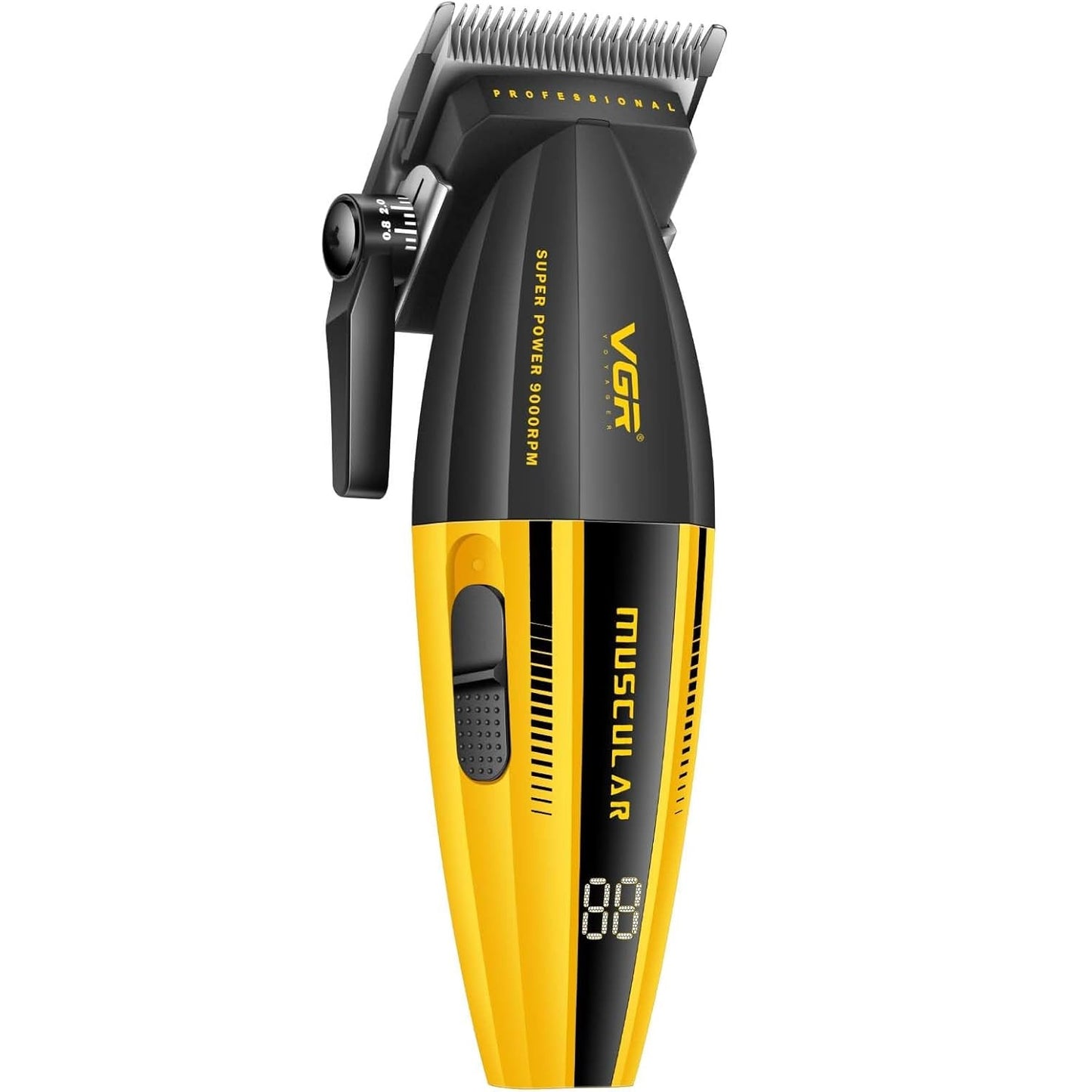 Vgr V-285 Muscular Rasoio Tagliacapelli Professionale 9000 RPM Display LED USB