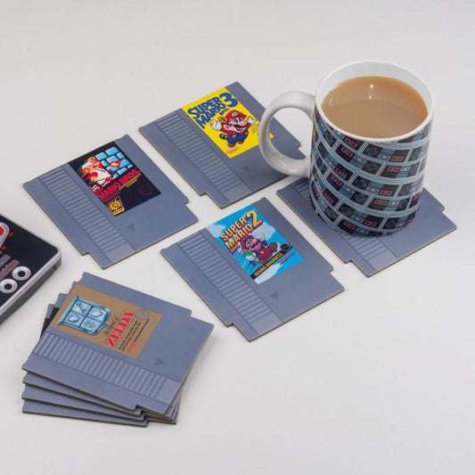 Paladone - Sottobicchieri Nintendo (Nes Coaster) Set Di 8 Sottotazza Nerd Retro