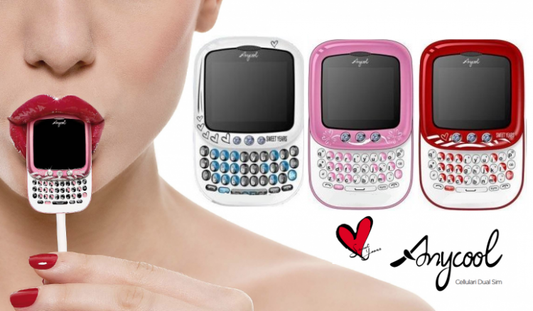 Telefono Cellulare Dual Sim Fotocamera Bluetooth Anycool Chery Tastiera Qwerty